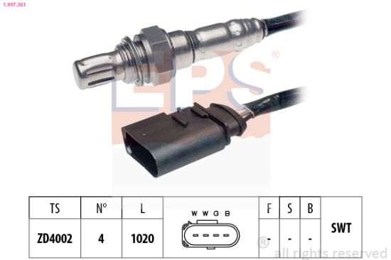 Obrázok Lambda sonda EPS Made in Italy - OE Equivalent 1997361