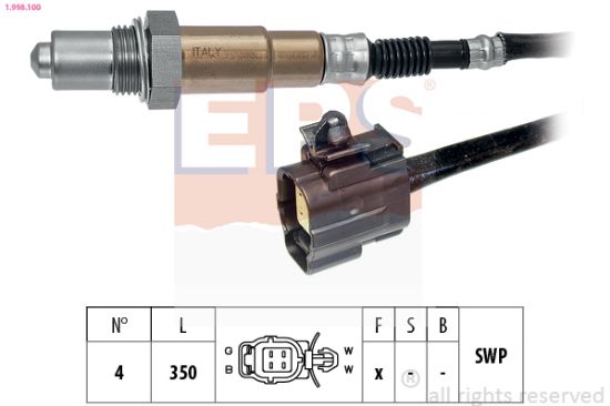 Obrázok Lambda sonda EPS Made in Italy - OE Equivalent 1998100