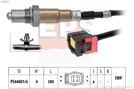 Obrázok Lambda sonda EPS Made in Italy - OE Equivalent 1998212