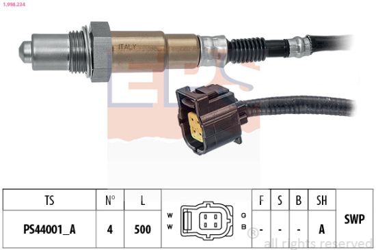Obrázok Lambda sonda EPS Made in Italy - OE Equivalent 1998234