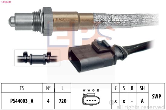 Obrázok Lambda sonda EPS Made in Italy - OE Equivalent 1998244