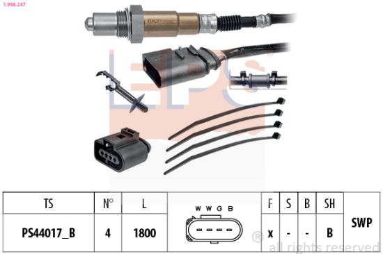 Obrázok Lambda sonda EPS Made in Italy - OE Equivalent 1998247