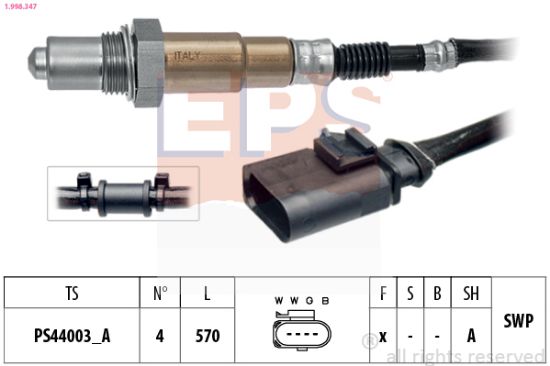 Obrázok Lambda sonda EPS Made in Italy - OE Equivalent 1998347
