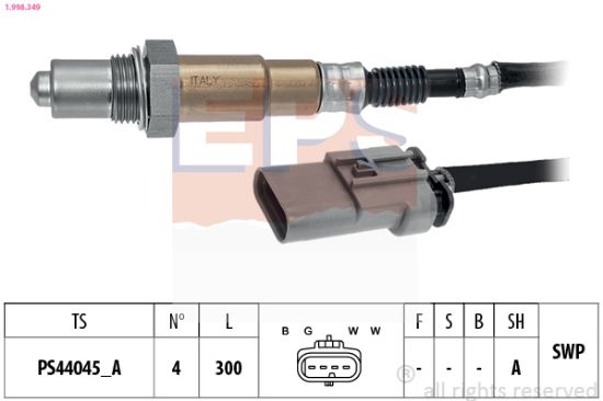 Obrázok Lambda sonda EPS Made in Italy - OE Equivalent 1998349