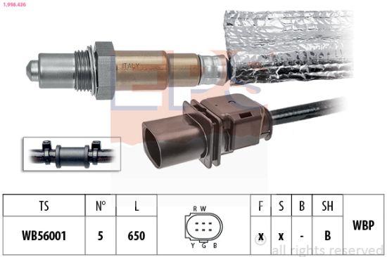 Obrázok Lambda sonda EPS Made in Italy - OE Equivalent 1998436