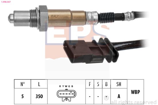 Obrázok Lambda sonda EPS Made in Italy - OE Equivalent 1998567
