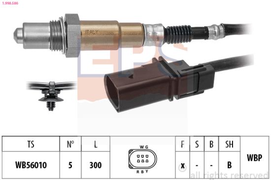 Obrázok Lambda sonda EPS Made in Italy - OE Equivalent 1998586