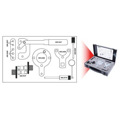 Obrázok Sada naradia na nastavenie, casovanie KS TOOLS  4002425