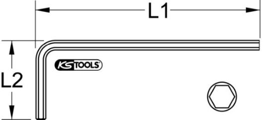 Obrázok Uhlový skrutkovač KS TOOLS  1512802