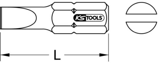 Obrázok Skrutkovací bit KS TOOLS  9183048