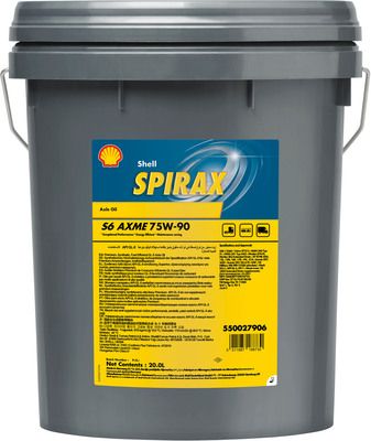 Obrázok Olej do prevodovky SHELL Spirax S6 AXME 75W-90 20L