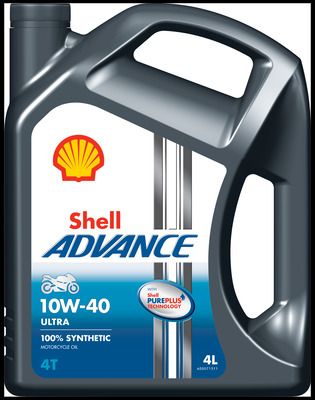 Obrázok Motorový olej SHELL Advance 4T Ultra 10W-40 (SN/MA2) 4L