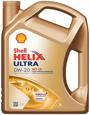 Obrázok Motorový olej SHELL Helix Ultra ECT C5 0W-20 5L