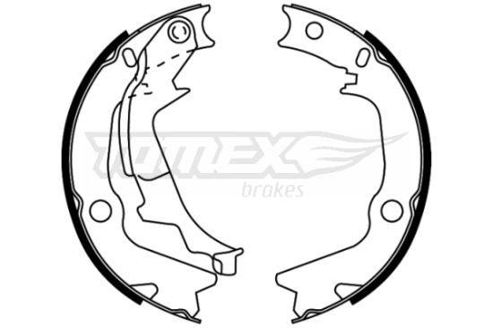 Obrázok Sada brzdových čeľustí TOMEX Brakes  TX2253