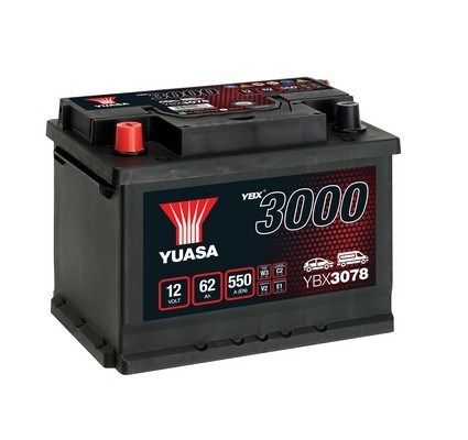 Obrázok Batéria YUASA YBX3078 12V/62Ah/550A