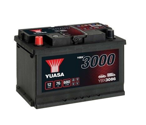 Obrázok Batéria YUASA YBX3086 12V/76Ah/680A