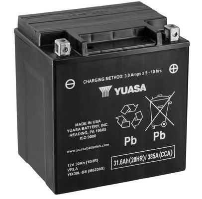 Obrázok Batéria YUASA High Performance Maintenance Free YIX30LBS
