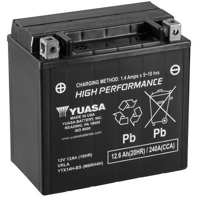 Obrázok Batéria YUASA High Performance Maintenance Free YTX14HBS