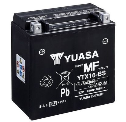 Obrázok Batéria YUASA Maintenance Free YTX16BS