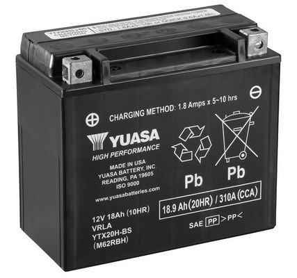 Obrázok Batéria YUASA High Performance Maintenance Free YTX20HBS