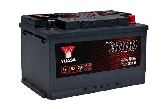 Obrázok Batéria YUASA YBX3110 12V/80Ah/760A
