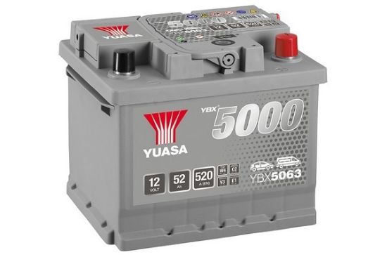 Obrázok Batéria YUASA YBX5063 12V/52Ah/520A
