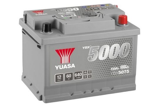 Obrázok Batéria YUASA YBX5075 12V/60Ah/640A