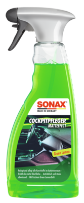 Obrázok Prípravok na ożetrovanie plastov SONAX Cockpit spray matt effect Lemon-Fresh 03582410
