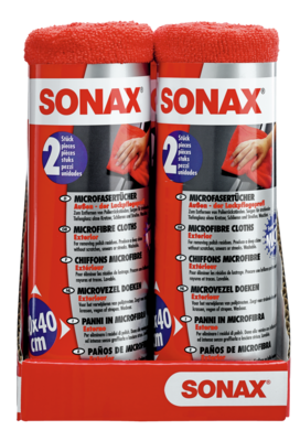 Obrázok Čistiace utierky SONAX Microfibre cloth exterior 04162410