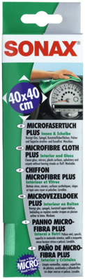 Obrázok Čistiace utierky SONAX Microfibre cloth PLUS interiors and glass 04165000