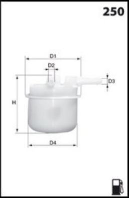 Obrázok Palivový filter MISFAT  E114