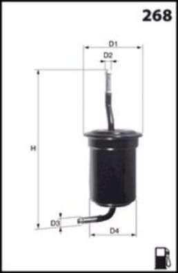 Obrázok Palivový filter MISFAT  E124