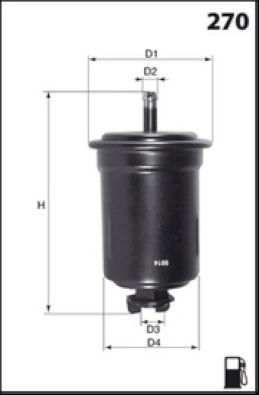 Obrázok Palivový filter MISFAT  E148