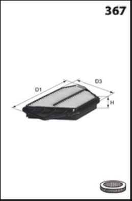 Obrázok Vzduchový filter MISFAT  P669