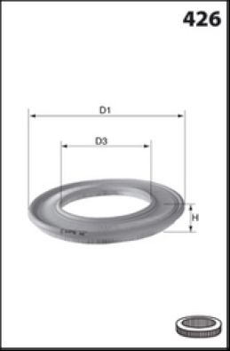 Obrázok Vzduchový filter MISFAT  P847