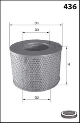 Obrázok Vzduchový filter MISFAT  R467