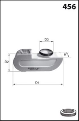 Obrázok Vzduchový filter MISFAT  R1205