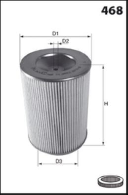 Obrázok Vzduchový filter MISFAT  R468
