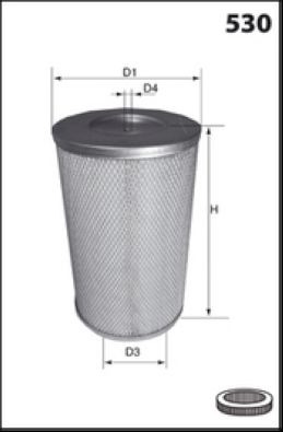 Obrázok Vzduchový filter MISFAT  R758