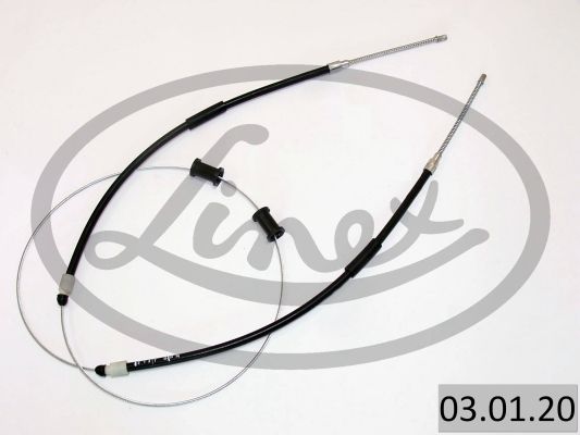 Obrázok żażné lanko parkovacej brzdy LINEX  030120