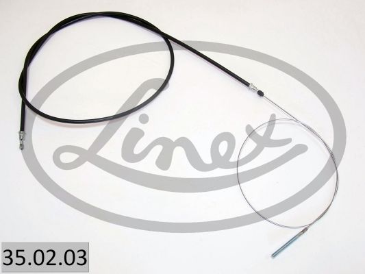 Obrázok żażné lanko parkovacej brzdy LINEX  350203