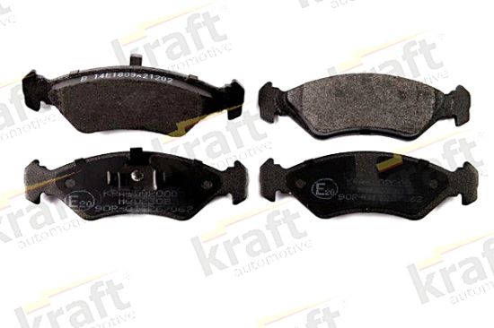 Obrázok Sada brzdových platničiek kotúčovej brzdy KRAFT AUTOMOTIVE  6002000