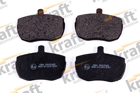 Obrázok Sada brzdových platničiek kotúčovej brzdy KRAFT AUTOMOTIVE  6002060