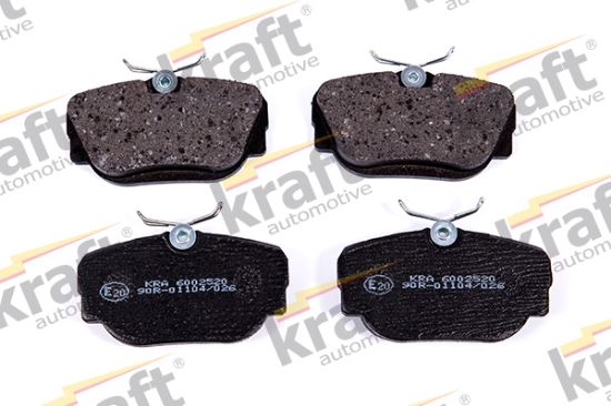 Obrázok Sada brzdových platničiek kotúčovej brzdy KRAFT AUTOMOTIVE  6002520
