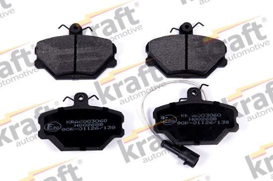 Obrázok Sada brzdových platničiek kotúčovej brzdy KRAFT AUTOMOTIVE  6003060