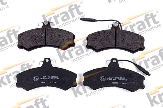 Obrázok Sada brzdových platničiek kotúčovej brzdy KRAFT AUTOMOTIVE  6003080