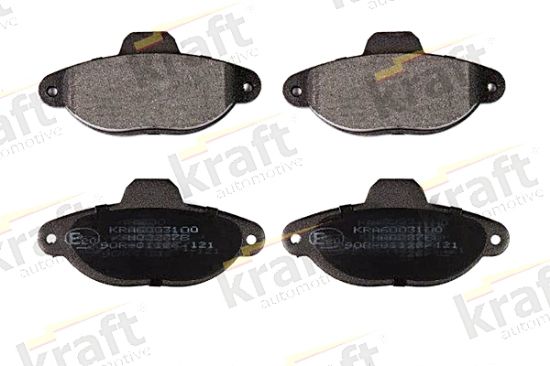 Obrázok Sada brzdových platničiek kotúčovej brzdy KRAFT AUTOMOTIVE  6003100