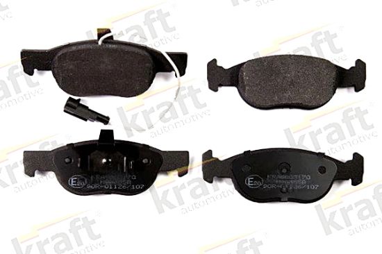 Obrázok Sada brzdových platničiek kotúčovej brzdy KRAFT AUTOMOTIVE  6003170