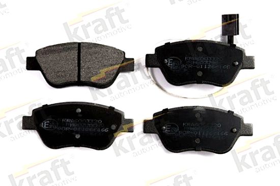 Obrázok Sada brzdových platničiek kotúčovej brzdy KRAFT AUTOMOTIVE  6003320