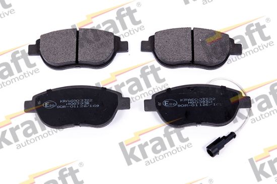 Obrázok Sada brzdových platničiek kotúčovej brzdy KRAFT AUTOMOTIVE  6003322